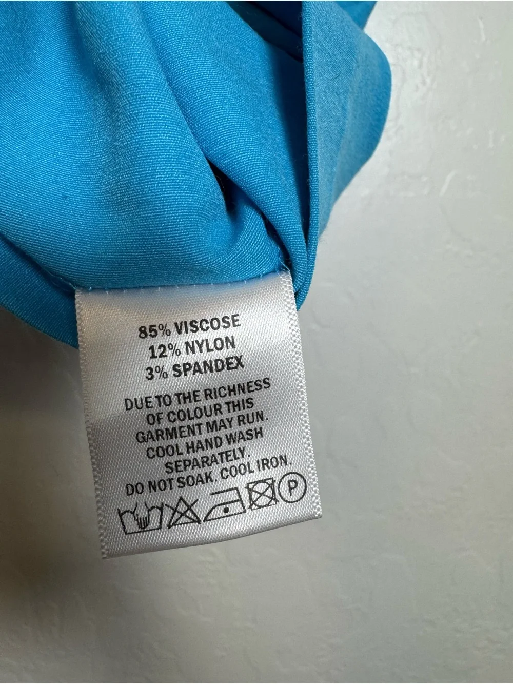 NWT Vesper Square Neck Bodycon Midi Dress Turquoise Blue US 4 - Picture 6 of 9